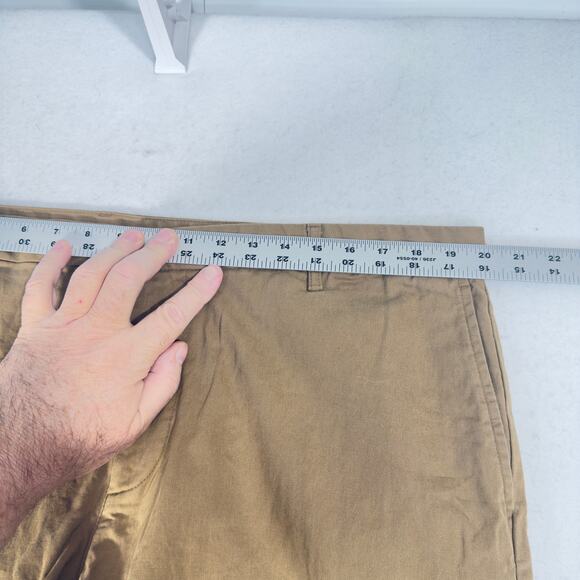 Old Navy Brown Khaki Pants W40x L32 Built In Flex Athletic Stretch Biz Casual - Picture 9 of 12